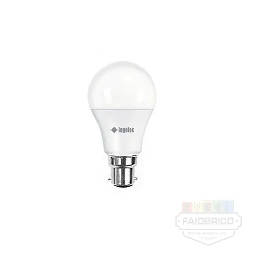 AMPOULE B22 LED 6W BLANC SPHERIQUE INGELEC