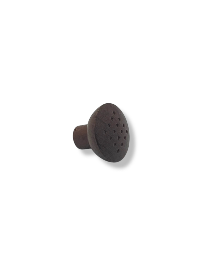 BOUTON PLACARD MARRON FONCE