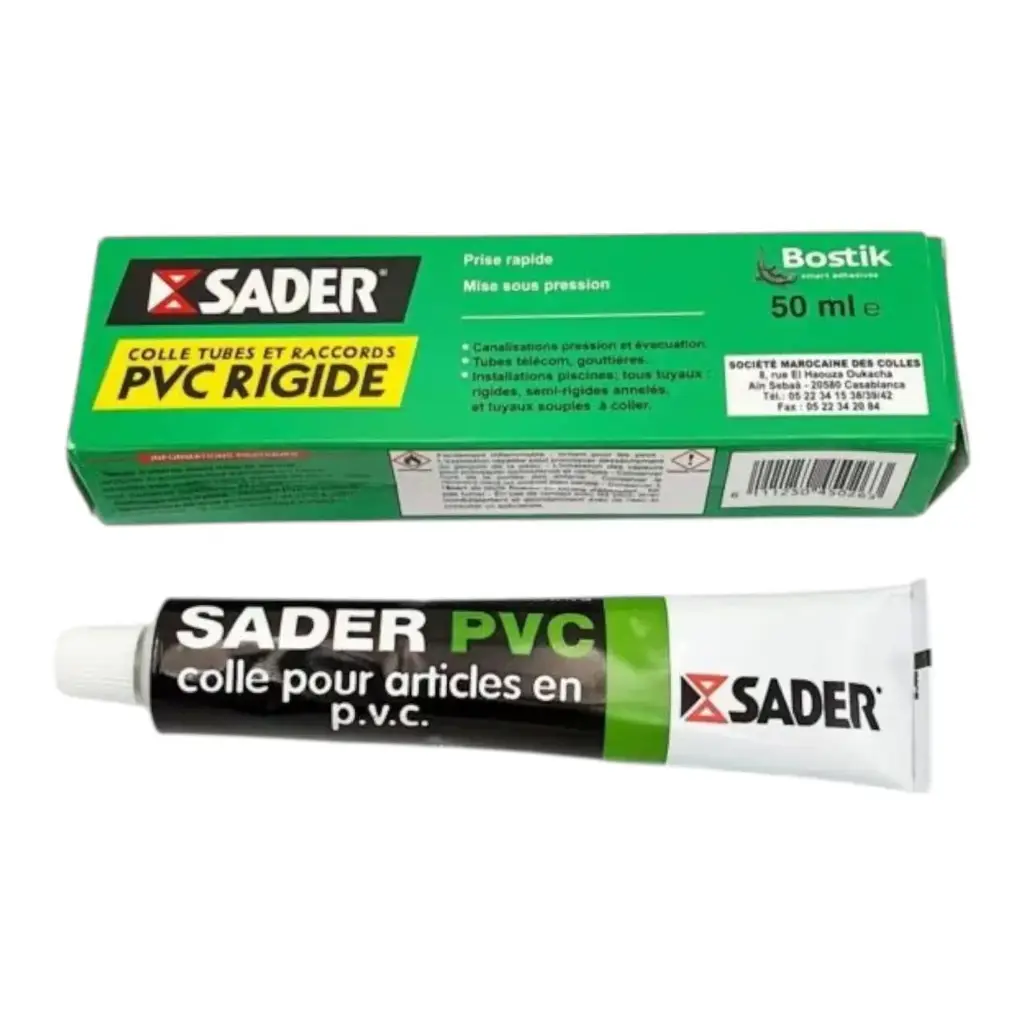 COLLE PVC RIGIDE 50 ML SADER