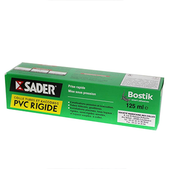 COLLE PVC RIGIDE 125 ML SADER