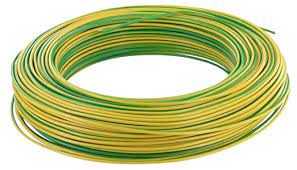 Cables U500 1,5 VERT-JAUNE STD