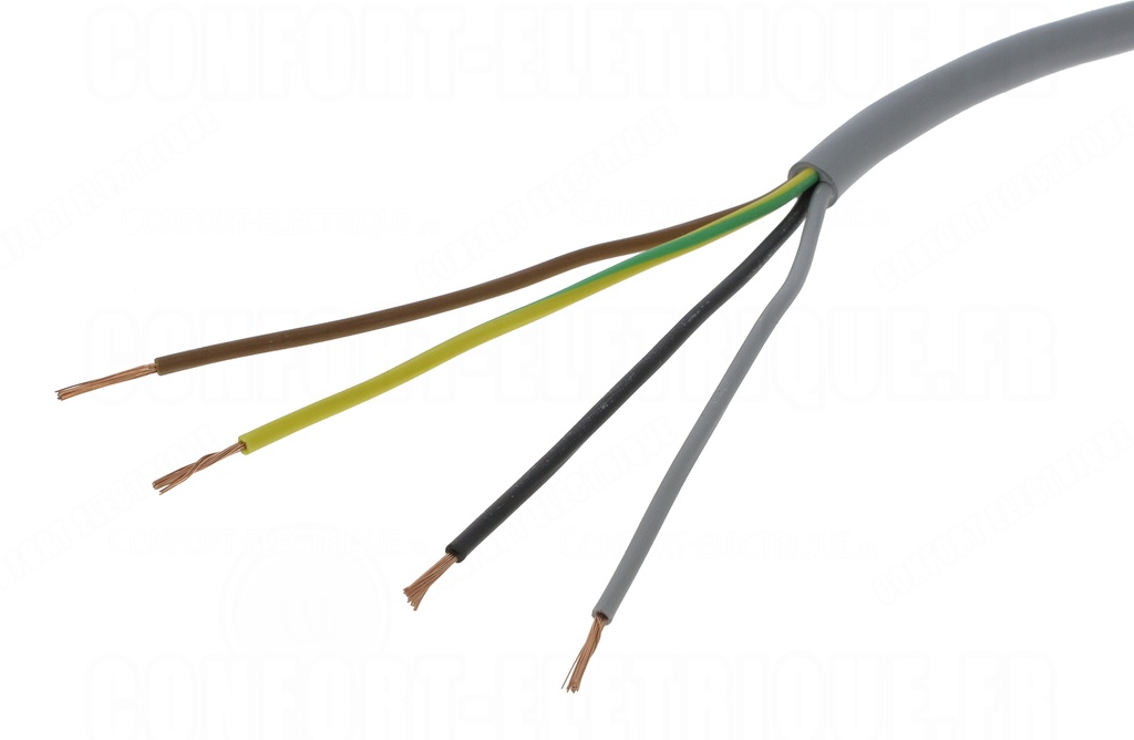 CABLES SOUPLE 4*1 GRIS STD