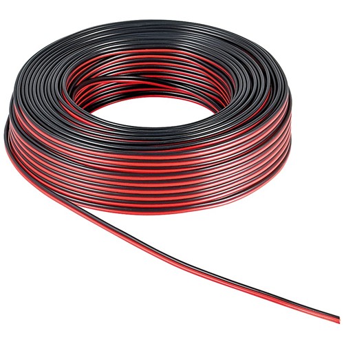 CABLE ROUGE NOIR 2*0.75