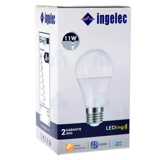 AMPOULE E27 LED 11W BLANC INGELEC